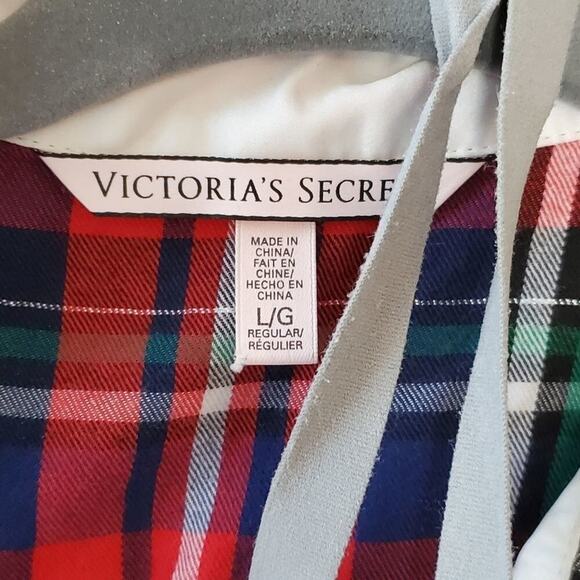 VICTORIA'S Secret plaid pajama size large - Picture 3 of 11